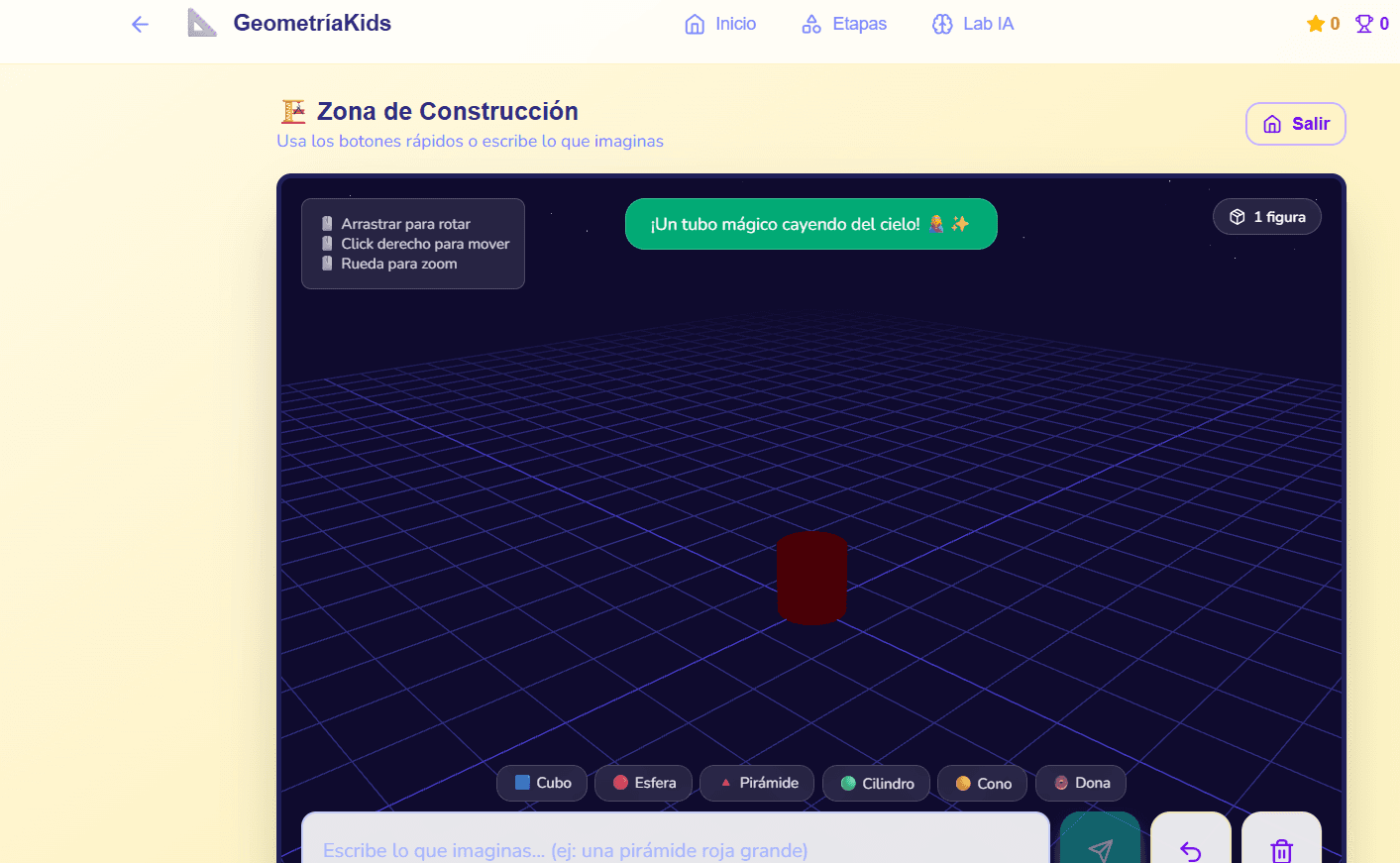 Captura de pantalla 2 del proyecto GeometriaKids - App Educativa de Geometria